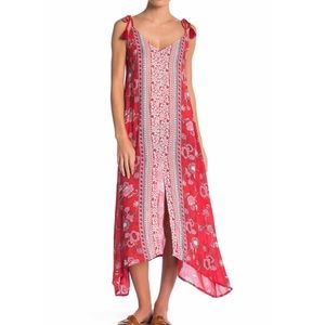 Tiare Hawaii Margaret Asymmetrical Dress in Gerber